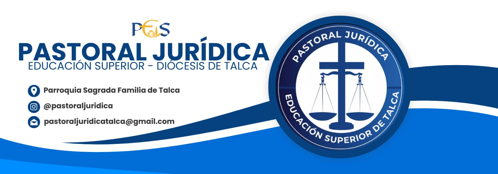 Banner institucional de Pastoral Jurídica